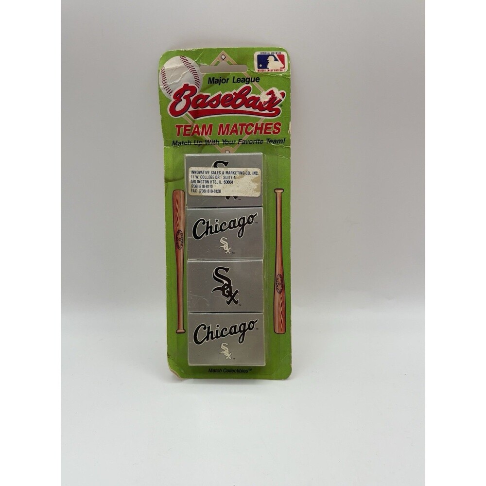 NEW Vintage MLB Chicago White Sox Matches 4 Pack Major League Baseball